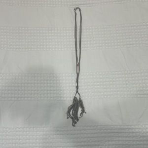 Long necklace with colorful beads